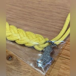 NWT RL Big Pony Bag charm or Bracelet, Yellow.